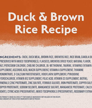 Natural Balance Limited Ingredient Adult Dry Dog Food with Healthy Grains, Reserve Duck & Brown Rice Recipe, 22 Pound (Pack of 1)