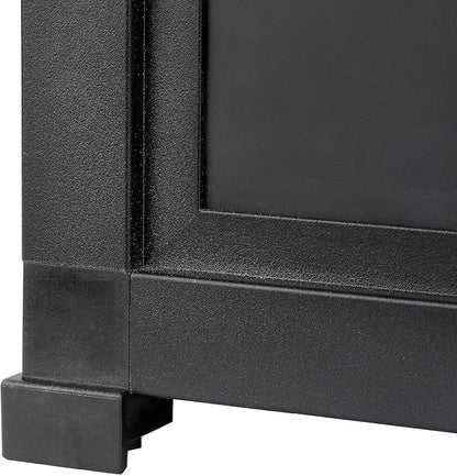 PVC Reptile Enclosure with Acrylic/PVC Door Options - 40x16x12 inch Sliding Door Tank for Bearded Dragon, Snake, Ball Python