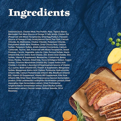 Blue Buffalo Wilderness Healthy Adult Dry Cat Food, Supports Health and Wellness, High-Protein & Grain-Free, Duck, 11-lb Bag