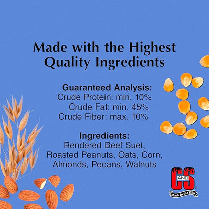 C&S Woodpecker Suet Treat, 11 Ounce, 8 Pack