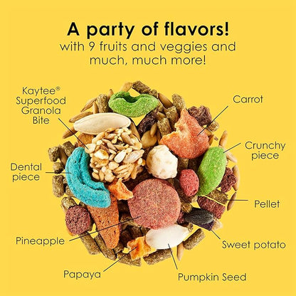 Kaytee Fiesta Rabbit Food, Nutritious and Fun Blend, Supports Dental Health and Digestion, 3.5 pounds