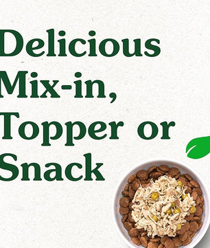Greenies Smart Topper High Protein Wet Mix-in for Dogs, Chicken, Peas, Apples & Brown Rice Recipe in Vitabroth Broth - Bone Broth + Vitamins E & B1, 10 Count