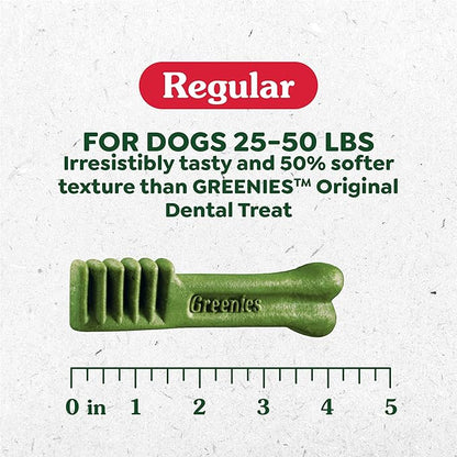 Greenies Aging Care Regular Dental Dog Treats, 27 oz. Pack (27 Treats)