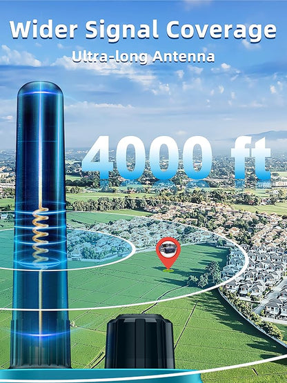 Bousnic Dog Training Collar with Remote - 4000ft Waterproof Dog Shock Collars 2 Dogs for Large Medium Small Dogs Rechargeable E Collars for Dogs Training with Beep Vibration Humane Shock(1-16) Mode