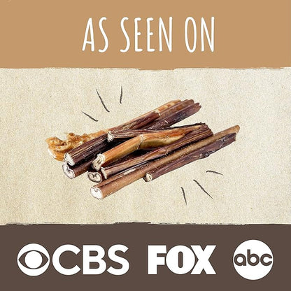 Mighty Paw Naturals Variety Pack Bully Sticks for Dogs - Grass Fed Beef Chews. Dog Bully Sticks for Large Pets, Medium and Small Breeds. Lower Odor Treats for Small Pets. Single Ingredient