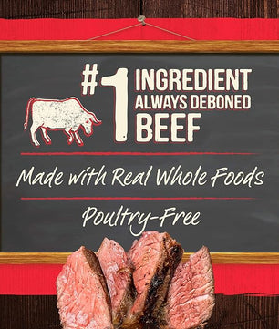 Merrick Grain Free Premium And Natural Canned Dog Food, Soft And Healthy Wet Recipe, Real Beef Lamb And Bison - (Pack of 12) 12.7 oz. Cans