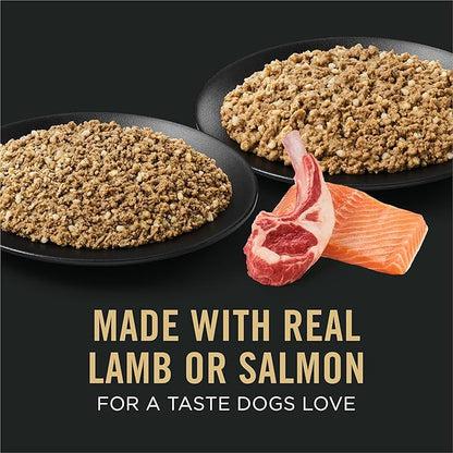 Purina Pro Plan Sensitive Skin and Stomach Wet Dog Food, Salmon and Rice and Lamb and Oat Meal Variety Pack - (Pack of 12) 13 oz. Cans