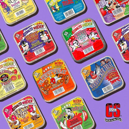 C&S Berry Suet Treat, 11.75 Ounce, 8 Pack