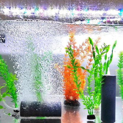 AQUANEAT Aquarium Air Stones 6x2 inch 2 Pack, Large Airstone, Aerator Bubble Diffuser, Air Pump Accessories for Aquariums, Hydroponic, Ponds and Fish Tanks