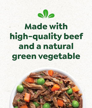 Greenies Smart Topper High Protein Wet Mix-in for Dogs, Beef, Peas & Carrots Recipe in Vitabroth Broth - Bone Broth + Vitamins E & B1, 10 Count