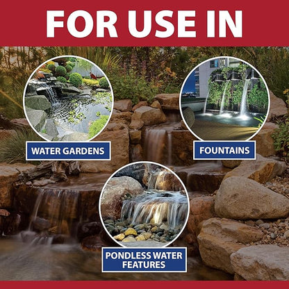 The Pond Guy InstaFix Algae Control, Outdoor Water Garden, Fountain & Birdbath Algae Solution, EPA Registered Liquid Algaecide, Control Green Water & String Algae, Bird, Fish & Pet Safe, 16 Ounce