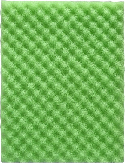 4 Pack Aquarium Filter Media Bio Sponge Pad 16 x 12 x 1 inch, Fish Pond Foam Filter 20/30/40 PPI (Green 40ppi 4pack)