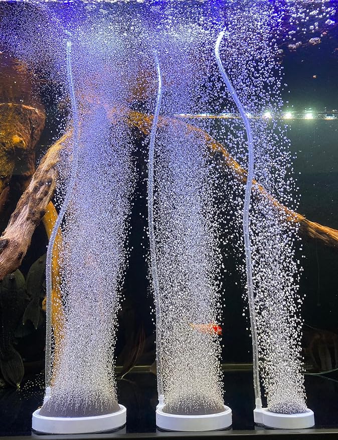 Aquarium Air Stone Fish Tank Bubbler Small Nano Air Bubble Stone Super-High Dissolved Oxygen Diffuser Makes Super Tiny Bubbles 3.2 Inch Airstones