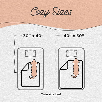 Best Friends by Sheri Calming Shag Dog Blanket – Ultra Soft Faux Fur Pet Throw, Anxiety-Relief, Lightweight Warm Bed Cover for Dogs and Cats, Machine Washable, Cotton Candy Pink, 30" x 40"