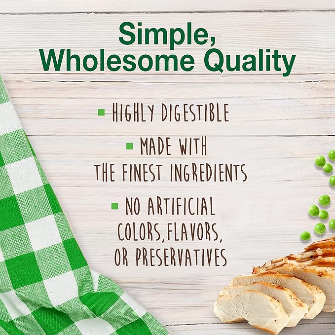 Nylabone Healthy Edibles Natural Dog Chews Long Lasting Chicken Flavor Treats for Dogs, Small/Regular (3 Count)