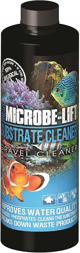 Microbe-Lift Professional Gravel & Substrate Cleaner for Freshwater and Saltwater Tanks, 8oz