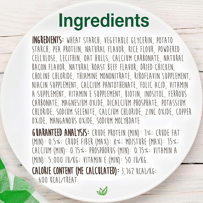 Nylabone Healthy Edibles Natural Dog Chews Long Lasting Roast Beef & Chicken Flavor Treats for Dogs, X-Large/Souper (4 Count)