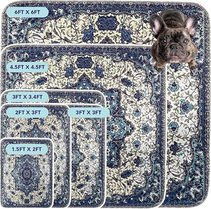 Washable Pee Pads for Dogs - Super Absorbent Reusable Puppy Training Pads - 100% Waterproof, Leak-Proof & Non-Slip Whelping Pads for Pet Housebreaking