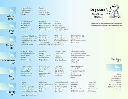 MidWest Homes for Pets 42-Inch Two-Door iCrate Folding Dog Crate with Divider Panel, Leak-Proof Tray & Secure Latches – Metal Wire Kennel for Large Breeds – Portable, Durable & Easy to Assemble