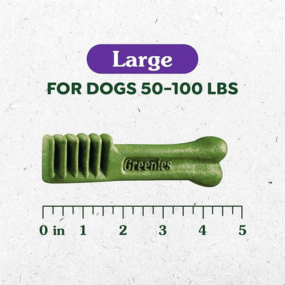 Greenies Large Dog Dental Treats, Sweet Potato Flavor, 12 oz. Pack (8 Treats)