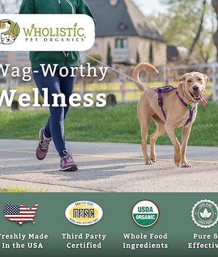 Wholistic Pet Organics Canine Complete - Dog Multivitamin Powder - 2 Lb - Daily Dog Vitamins and Supplements for Homemade Food - Immune System, Skin, Coat & Overall Health - Small and Large Breed