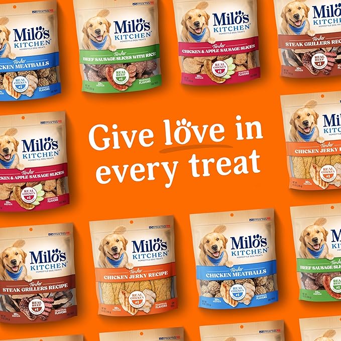 Milo's Kitchen Chicken Jerky Strips Dog Treats, 15 Ounce