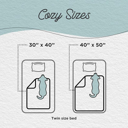 Best Friends by Sheri Calming Shag Dog Blanket – Ultra Soft Faux Fur Pet Throw, Anxiety-Relief, Lightweight Warm Bed Cover for Dogs and Cats, Machine Washable, Frost Gray, 40" x 50"