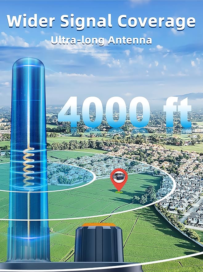 Bousnic Dog Training Collar with Remote - 4000ft Waterproof Dog Shock Collars 2 Dogs for Large Medium Small Dogs Rechargeable E Collars for Dogs Training with Beep Vibration Humane Shock(1-16) Mode