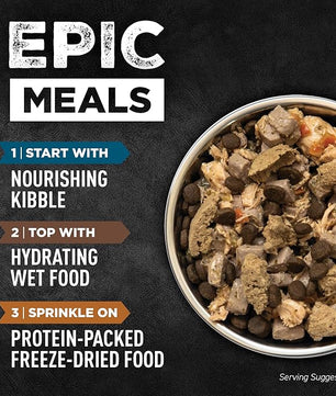 ORIJEN Real Meat Shreds Wet Dog Food Variety Pack: Tundra + Original Recipes 12.8oz Cans (6 Count, 3 of Each)