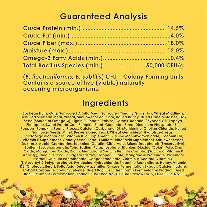 Kaytee Fiesta Rabbit Food, Nutritious and Fun Blend, Supports Dental Health and Digestion, 6.5 pounds