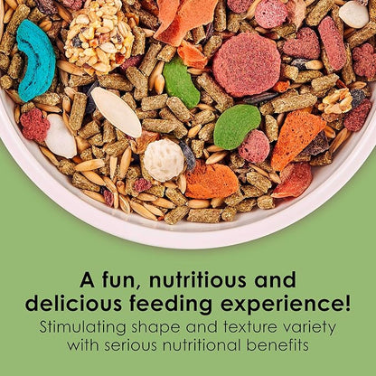 Kaytee Fiesta Rabbit Food, Nutritious and Fun Blend, Supports Dental Health and Digestion, 3.5 pounds