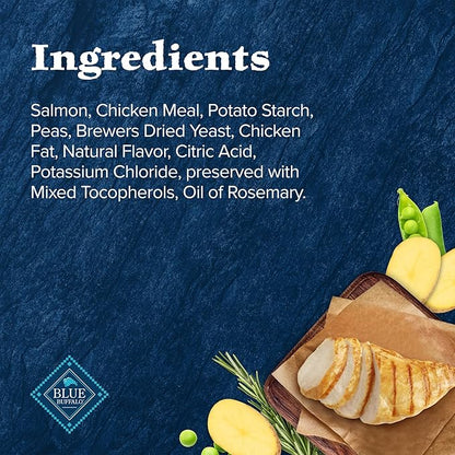 Blue Buffalo Wilderness High Protein Crunchy Cat Treats, Made with Natural Ingredients, Tasty Salmon Flavor, 2-oz Bag (Pack of 12)