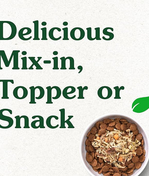 Greenies Smart Topper High Protein Wet Mix-in for Dogs, Chicken, Beef, Sweet Potatoes, Potatoes & Spinach Recipe in Vitabroth Broth- Bone Broth + Vitamins E & B1, 10 Count