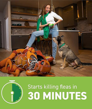 CAPSTAR Oral Flea Treatment for Dogs, Fast Acting Tablets Start Killing Fleas in 30 Minutes, Medium & Large Dogs (Over 25 lbs), 6 Doses