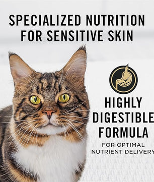 Purina Pro Plan Sensitive Skin and Stomach Dry Cat Food Turkey and Oat Meal Formula - 12.5 lb. Bag