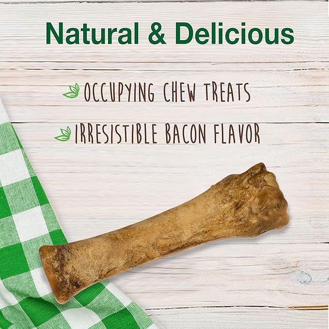 Nylabone Healthy Edibles Natural Dog Chews Long Lasting Roast Beef & Chicken Flavor Treats for Dogs, X-Large/Souper (4 Count)