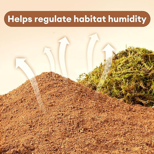 BUCATSTATE 5L Natural Coco Fiber Hamster Bedding, Soft Natural Coco Fiber Substrate for Small Pets & Dwarf Syrian Hamsters, Gerbils, Mice, Low-dust Hamster Hamsters