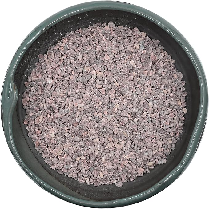2 LBS Red Pea Gravel, Natural Succulent and Cactus Gravel Pebbles, Pebbles for Indoor Plants, Natural Gardens Mulching, for Houseplants, for Aquarium Gravel, to Maintain Soil Aeration(4-6mm)