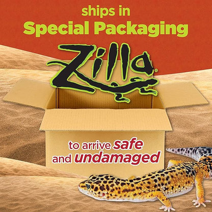 Zilla 10 Gallon Pet Reptile Starter Habitat Kit with Light and Heat for Small Tropical Dwelling Animals