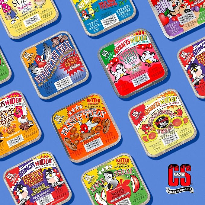 C&S Woodpecker Suet Treat, 11 Ounce, 8 Pack