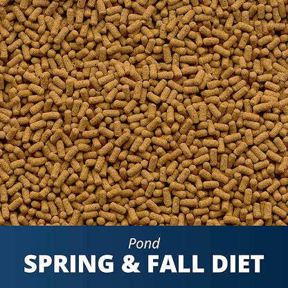 TetraPond Spring And Fall Diet 3.08 Pounds, Pond Fish Food, For Goldfish And Koi, 7 L
