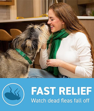 Capstar(nitenpyram) for Dogs Fast-Acting Oral Flea Treatment for Dogs 2-25 lbs, Vet-Recommended Medication Tablets Start Killing in 30 Minutes, 6 Doses